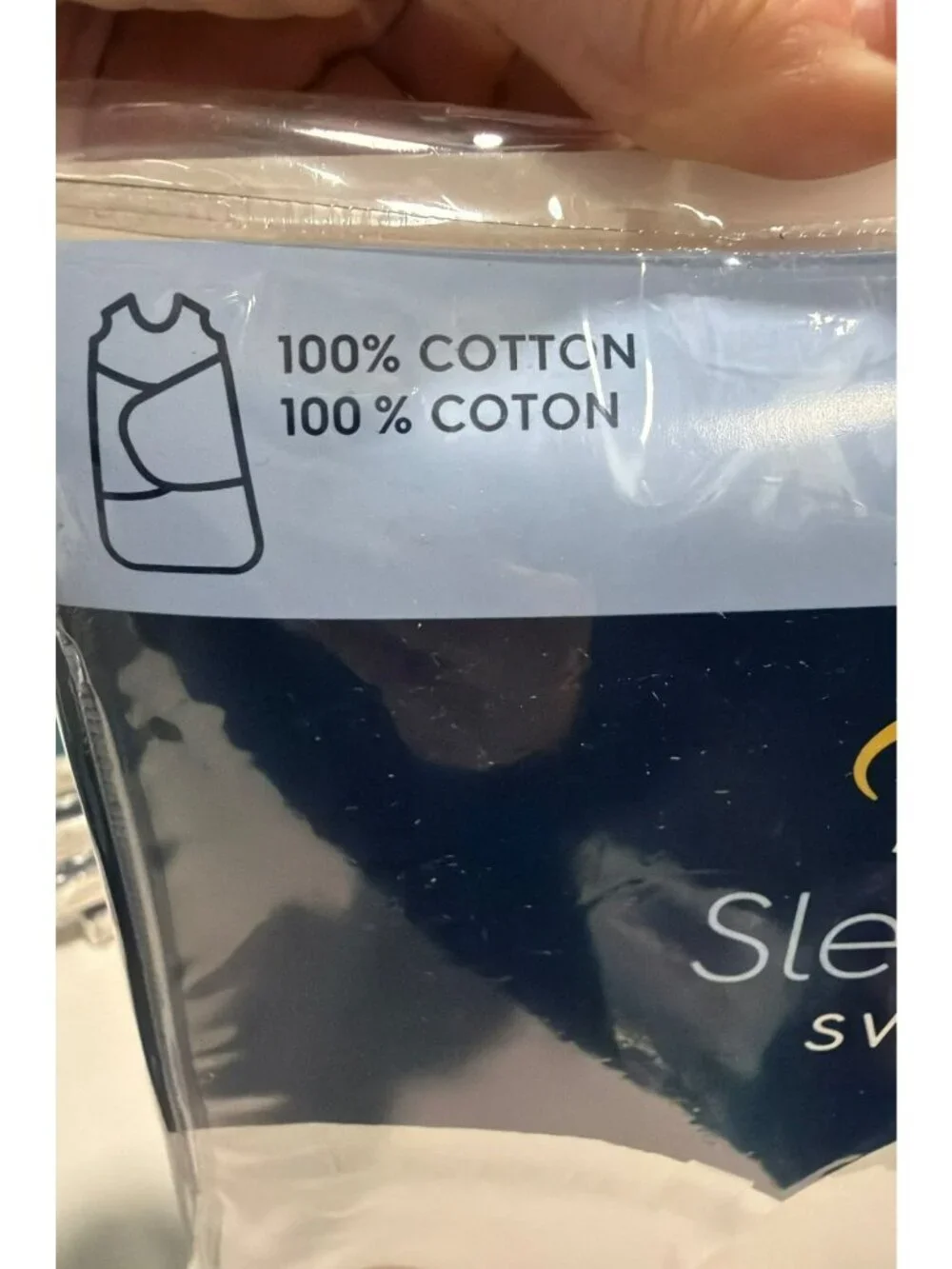Halo SleepSack 3 to 6 Months Swaddle 3-Way Adjustable 100% Cotton New Unopened